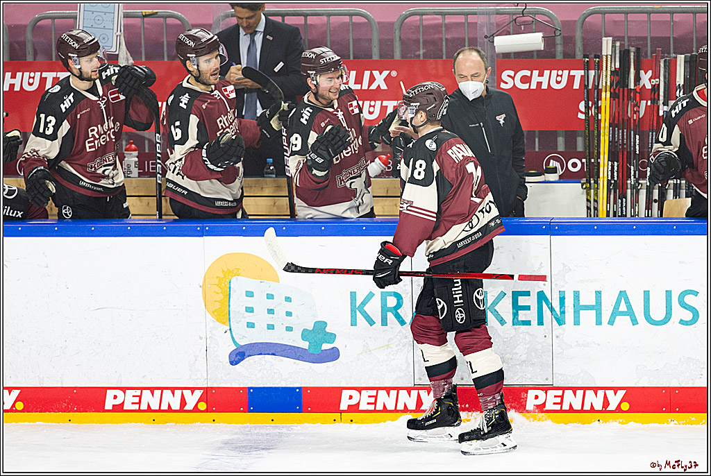 PENNY DEL;  Koelner Haie - Krefeld Pinguine; Koeln, 24.02.2021